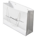 Search for bridesmaid gift bags Black and white