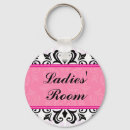 Search for ladies room key rings Pink