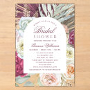 Search for watercolor floral bridal shower invitations Boho