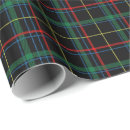 Search for red black green wrapping paper Scottish