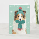 Search for sheltie christmas cards Funny