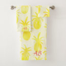 Search for pineapple bath towels Yellow