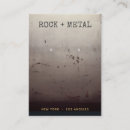 Search for punk business cards Grungy