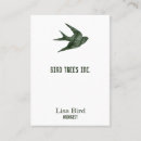 Search for swallows business cards Bird
