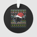 Search for badger christmas tree decorations Santa