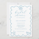 Search for coastal bridal shower invitations Beach