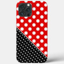 Search for red and black dots iphone cases Modern