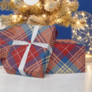 Search for blue plaid christmas wrapping paper Simple minimal