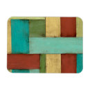 Search for abstract art rectangular magnets Aqua
