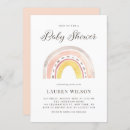 Search for rainbow watercolor invitations Pastel