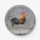 Search for rooster plates Rustic