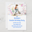 Search for scooter birthday invitations Party