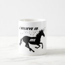 Search for i believe in unicorns mugs Typography
