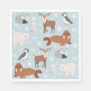 Search for winter wonderland napkins Animal