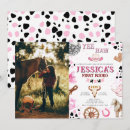 Search for cowgirl rodeo birthday invitations Horse