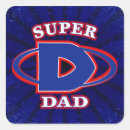 Search for super dad stickers Superhero