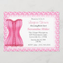 Search for corset party invitations White