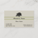 Search for oak tree business cards Green