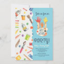 Search for kids painting party invitations Paints