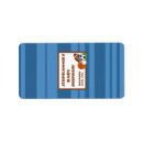 Search for baseball return address labels Blue