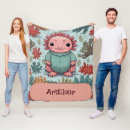 Search for axolotl blankets Unique