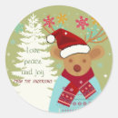 Search for vintage reindeer stickers Tree