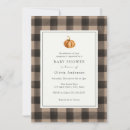 Search for buffalo plaid baby shower invitations Rustic