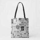 Search for newspaper tote bags Background