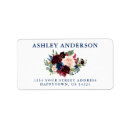 Search for floral return address labels weddings Winter