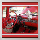 Search for vintage red car posters Transportation