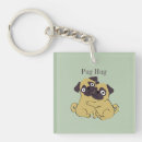 Search for hug key rings Pug