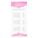 Search for salon service menu rack cards Makeup