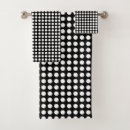 Search for black and white polka dot bath towels Chic