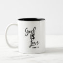 Search for god mugs God is love
