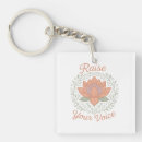 Search for raise key rings Women's rights