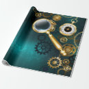 Search for steampunk wrapping paper Clockwork