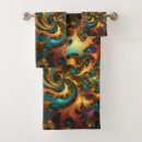 Search for gold and teal bath towels Abstract