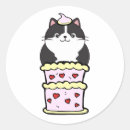 Search for funny fat cat stickers Kitten