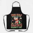 Search for naughty christmas aprons Xmas