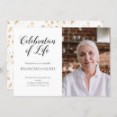 Search for floral memorial service invitations Modern