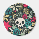 Search for skull pattern magnets Halloween design