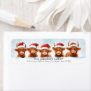 Search for funny cow return address labels Cute