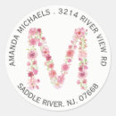 Search for decorative letter stickers Floral