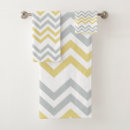 Search for chevron bath towels Yellow
