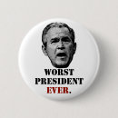 Search for bush for president badges Barack obama
