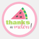 Search for watermelon for kids stickers One in a melon