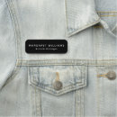 Search for elegant name tags Black and white