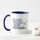 Search for blue dog mugs Animal lover