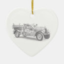 Search for firetruck christmas tree decorations Fireman