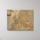 Search for europe map canvas prints Geographical